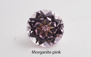 Lab grown morganite pink sapphire