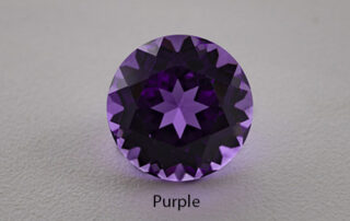 Lab grown purple sapphire Cz growth